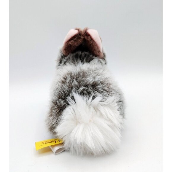 Aurora Miyoni Tots Bunny Rabbit Plush 6" Gray Realistic Stuffed Animal Toy - Picture 4 of 6